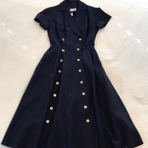 Vintage Navy Dress